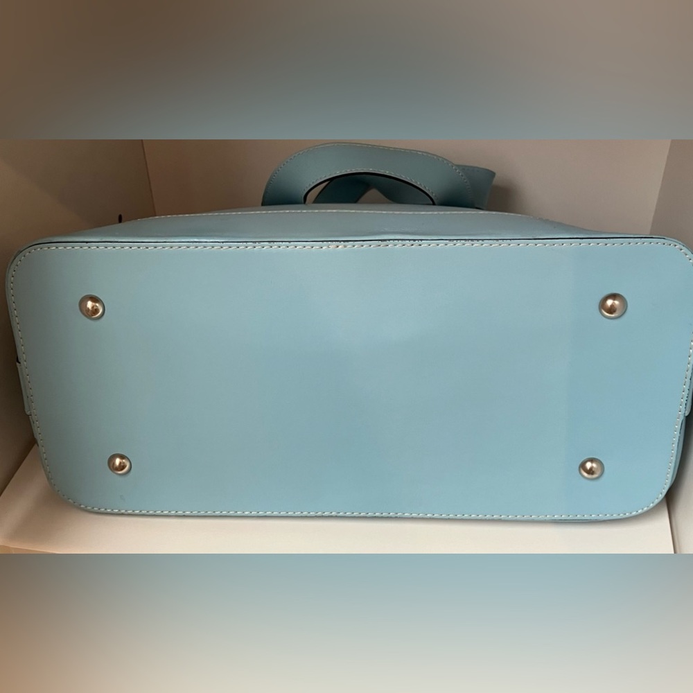 Alberta di Canio leather bag light blue - Picture 5 of 15